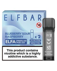 Elf Bar Elfa blueberry sour raspberry pods 2 pack