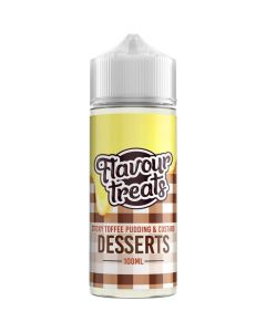 Flavour Treats desserts sticky toffee pudding & custard e-liquid 100ml