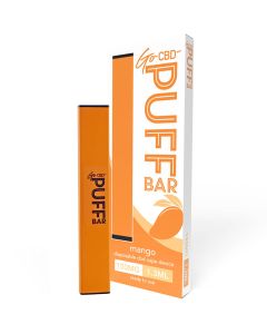 Go CBD puff bar mango 1.3ml disposable vape 150mg