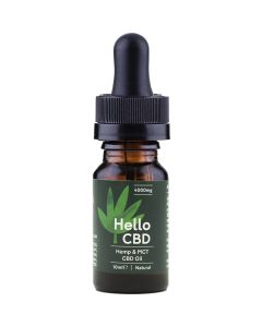 Hello CBD 1000mg hemp + MCT oil natural 10ml
