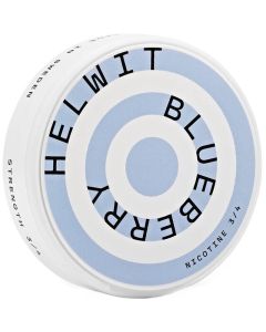 Helwit blueberry nicotine pouches 24 pack