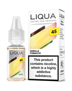 LIQUA 4S Salts vanilla tobacco e-liquid 10ml