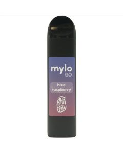 mylo GO blue raspberry disposable pod device