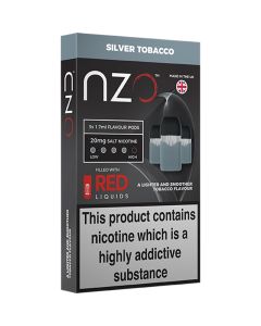 nzo silver tobacco pods 3 pack