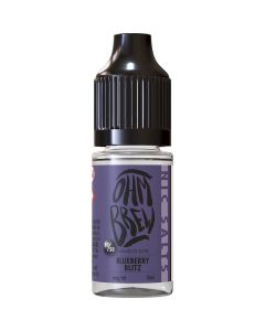 Ohm Brew 50/50 blueberry blitz e-liquid