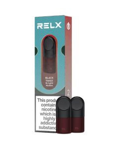 RELX black twist pods 2 pack