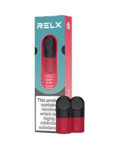RELX burst raspy ruby pods 2 pack