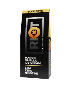 Riot BLCK EDTN mango vanilla ice cream 50ml twin pack