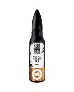 Riot Squad Black Edition ultra peach tea e-liquid 50ml