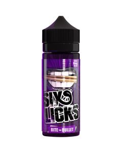 Six Licks bite the bullet e-liquid 100ml