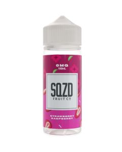 SQZD FRUIT CO strawberry raspberry e-liquid 100ml