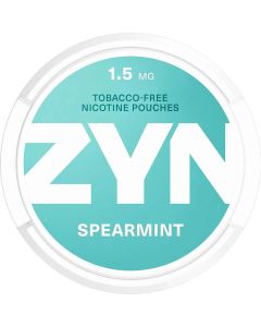 ZYN spearmint nicotine pouches 20 pack