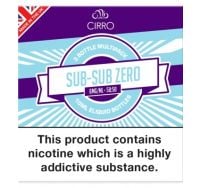 Cirro sub-sub-zero e-liquid 3x10ml