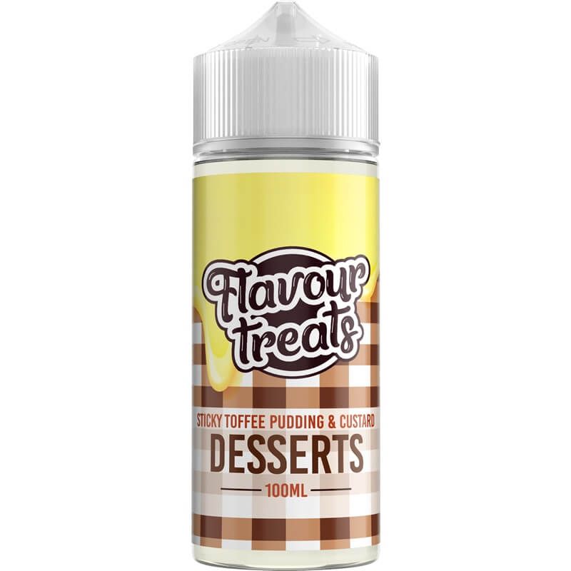 Flavour Treats Desserts Stick Toffee Pudding Custard E Liquid 100ml E Liquid