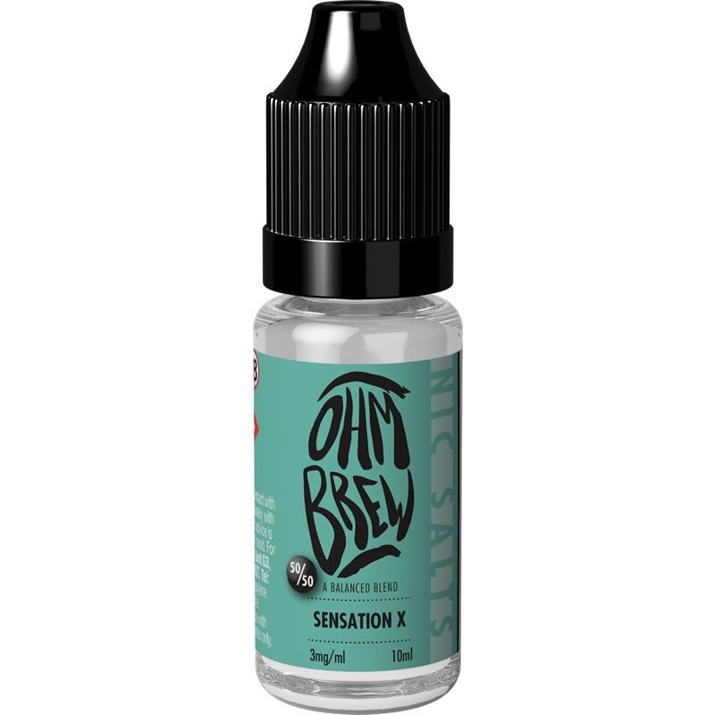 Ohm Brew 50 50 Sensation X E Liquid E Liquid