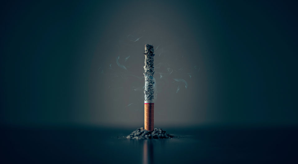 Cigarette Burns Out - Stop Smoking