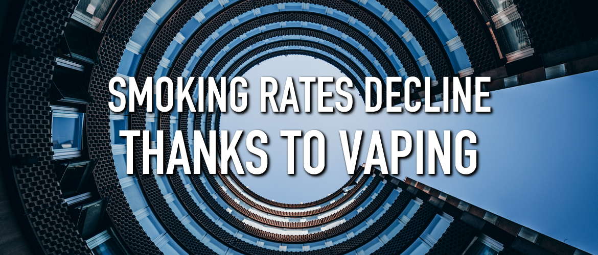 Smoking Rates Decline Thanks to Vaping