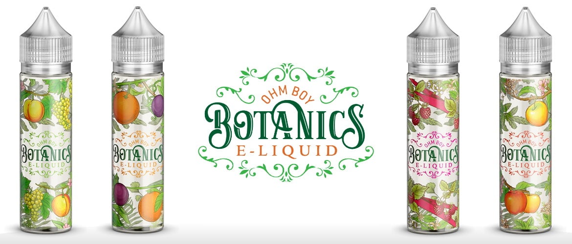 Ohm Boy Botanics E-Liquid Range