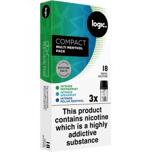 Logic COMPACT Multi-menthol pod 3-pack