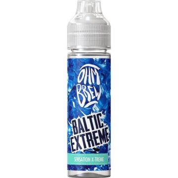 An Ohm Brew Baltic Extreme short fill in the flavour sensation x-treme  on a white background