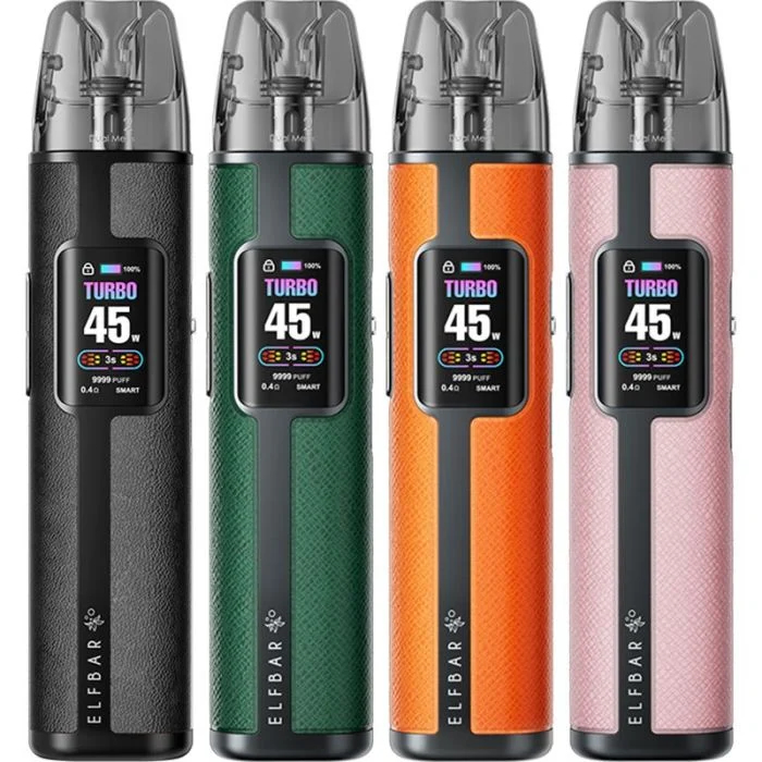Four Elf Bar ELFX Pro pod vape kit sin assorted colours