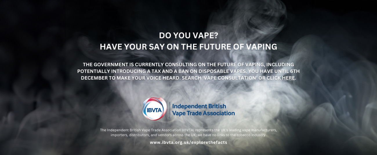 IBVTA asks vapers to speak up in Government consultation