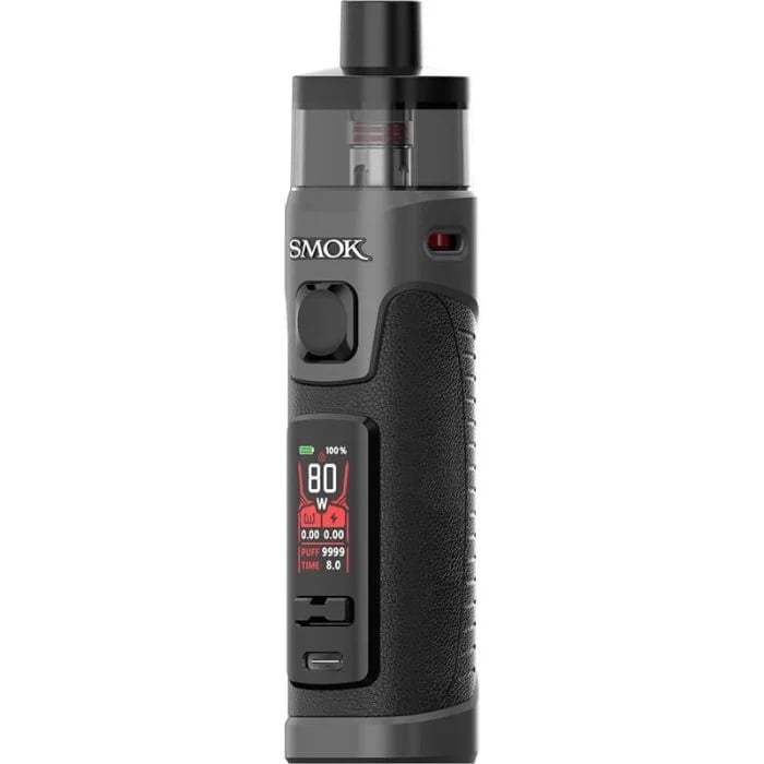 A SMOK RPM 5 Pro pod vape kit in black on a white background