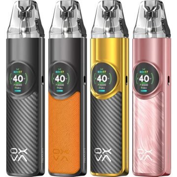 Four OXVA NeXLIM pod kits in assorted colours