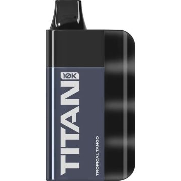 A Titan 10K big puff disposable vape in the flavour Tropical Tango