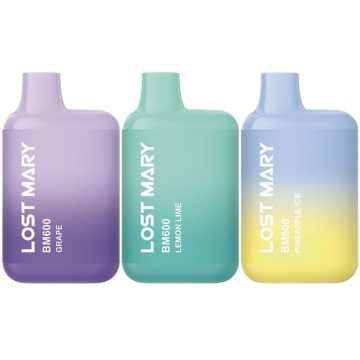 Three Lost Mary BM600 pod vape kits in assorted colours