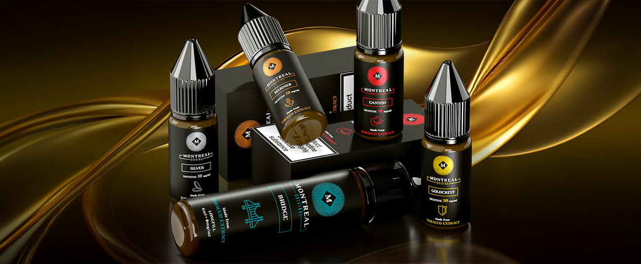 Montreal Original: tobacco e-liquids made for people who miss the taste of tobacco